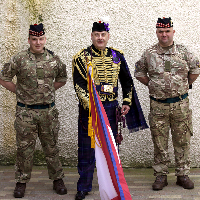 Jacobite Tours Alba Hussar, Black Watch Perth, Scotland. Come join our campaign
